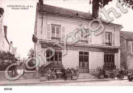 Ville de COURANCES, carte postale ancienne