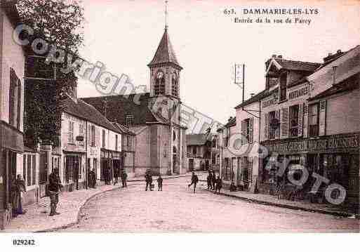 Ville de DAMMARIELESLYS, carte postale ancienne