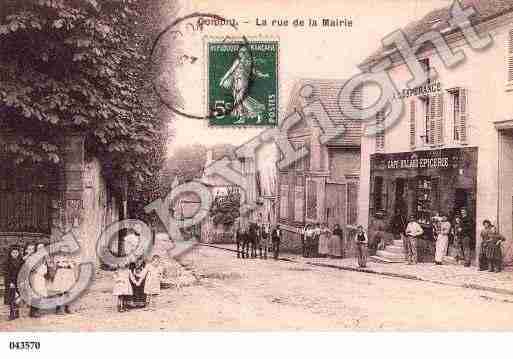 Ville de DOMONT, carte postale ancienne