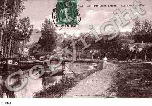 Ville de FERTEMILON(LA), carte postale ancienne