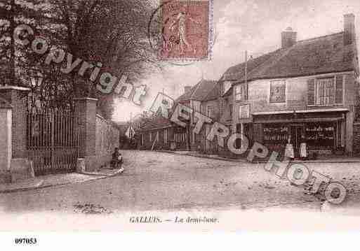 Ville de GALLUIS, carte postale ancienne