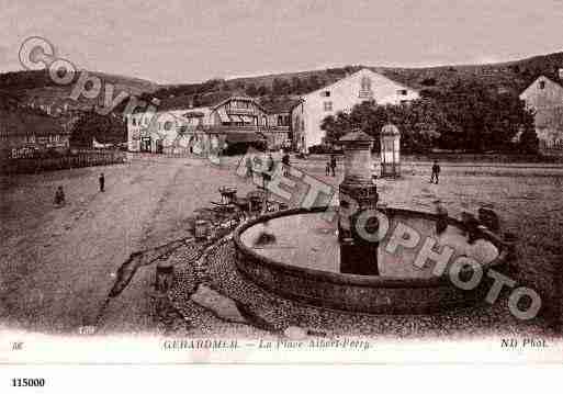 Ville de GERARDMER, carte postale ancienne