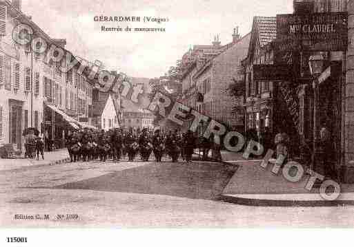 Ville de GERARDMER, carte postale ancienne