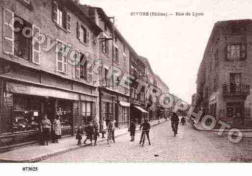 Ville de GIVORS, carte postale ancienne