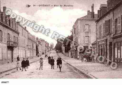 Ville de GUERET, carte postale ancienne