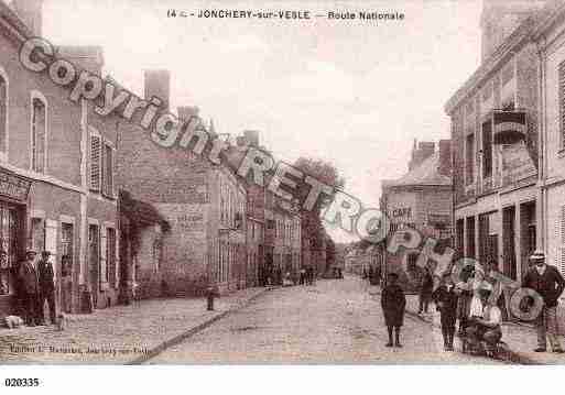 Ville de JONCHERYSURVESLE, carte postale ancienne