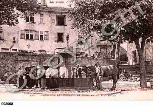 Ville de LACAUNELESBAINS, carte postale ancienne