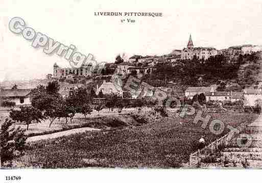 Ville de LIVERDUN, carte postale ancienne