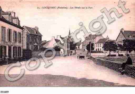 Ville de LOCQUIREC, carte postale ancienne