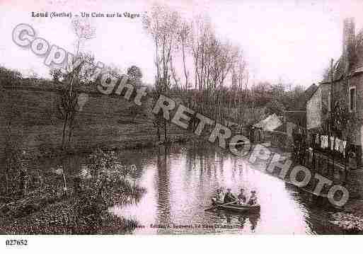 Ville de LOUE, carte postale ancienne