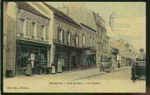 Ville de MONTGERON, carte postale ancienne