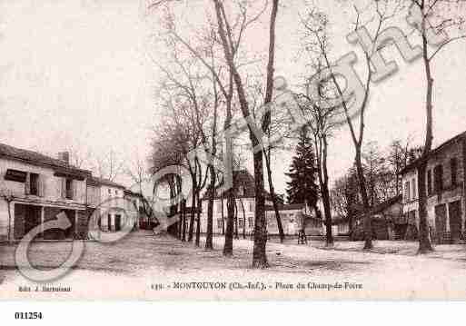 Ville de MONTGUYON, carte postale ancienne