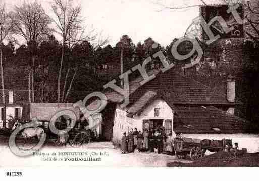 Ville de MONTGUYON, carte postale ancienne