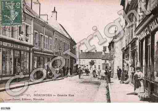 Ville de NERONDES, carte postale ancienne