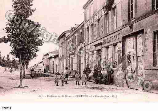 Ville de PERTHES, carte postale ancienne