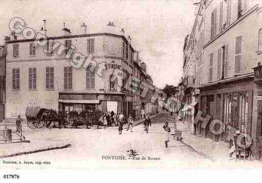 Ville de PONTOISE, carte postale ancienne