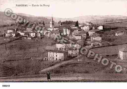 Ville de RANCHAL, carte postale ancienne