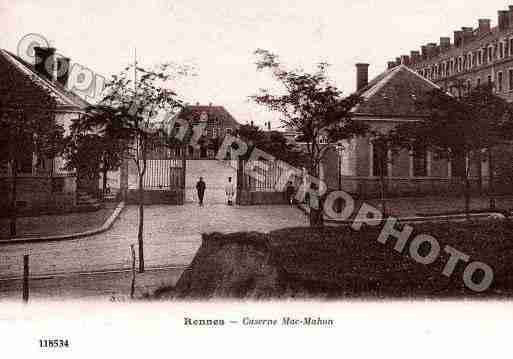 Ville de RENNES, carte postale ancienne