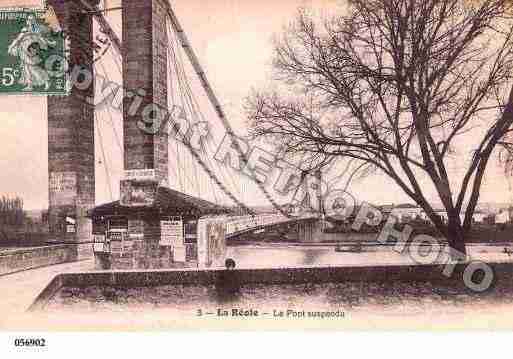 Ville de REOLE(LA), carte postale ancienne