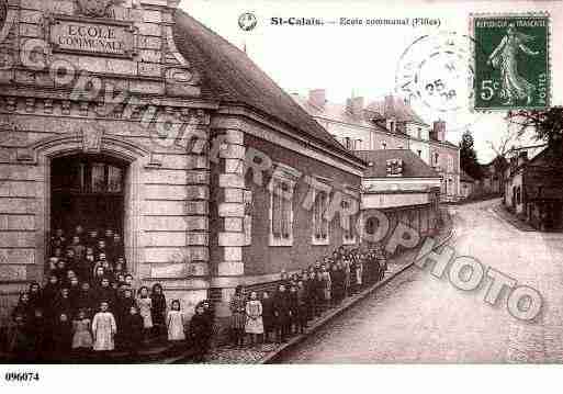 Ville de SAINTCALAIS, carte postale ancienne