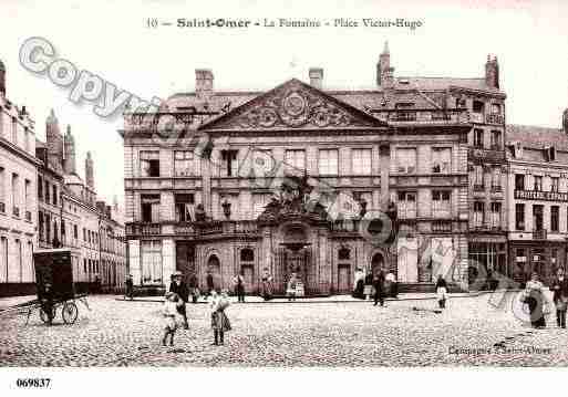 Ville de SAINTOMER, carte postale ancienne