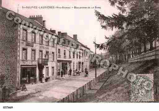 Ville de SAINTSULPICELAURIERE, carte postale ancienne