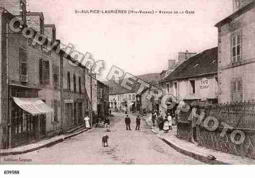 Ville de SAINTSULPICELAURIERE, carte postale ancienne