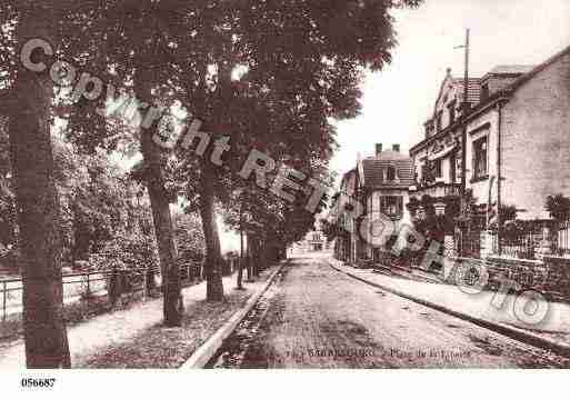 Ville de SARREBOURG, carte postale ancienne