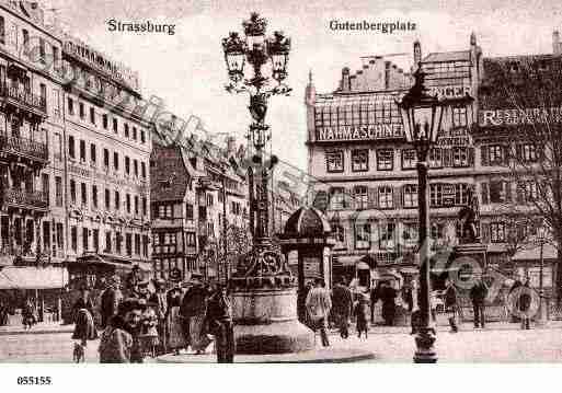 Ville de STRASBOURG, carte postale ancienne