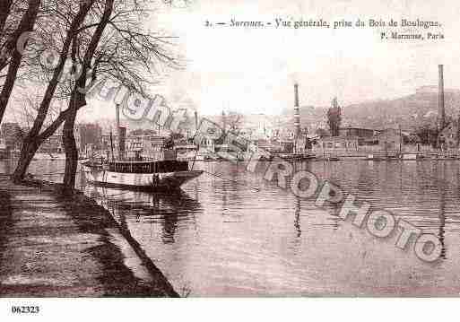 Ville de SURESNES, carte postale ancienne