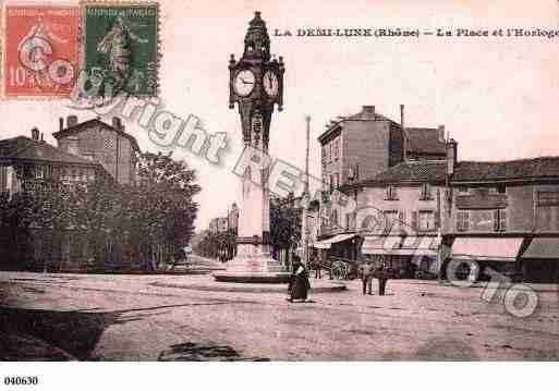 Ville de TASSINLADEMILUNE, carte postale ancienne