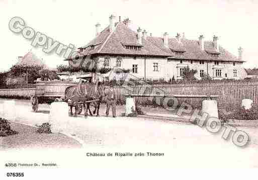 Ville de THONONLESBAINS, carte postale ancienne