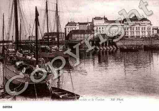 Ville de TROUVILLESURMER, carte postale ancienne