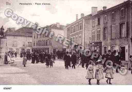 Ville de VICSURSEILLE, carte postale ancienne