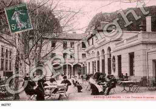 Ville de AMELIELESBAINSPALALDA, carte postale ancienne