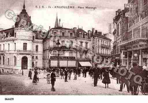 Ville de ANGOULEME, carte postale ancienne