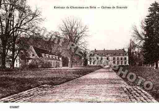 Ville de BEAUVOIR, carte postale ancienne