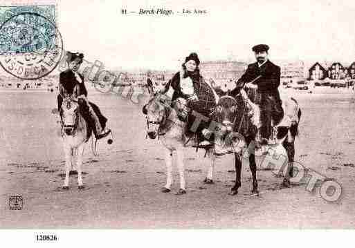 Ville de BERCK, carte postale ancienne