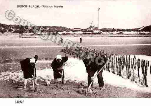 Ville de BERCK, carte postale ancienne