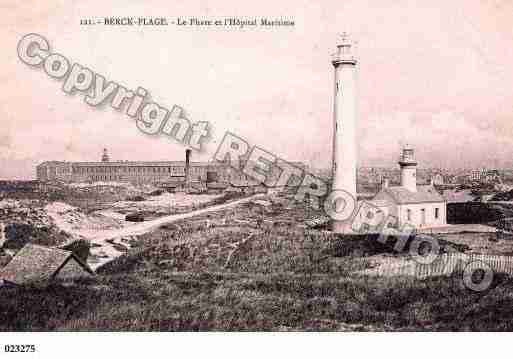 Ville de BERCK, carte postale ancienne