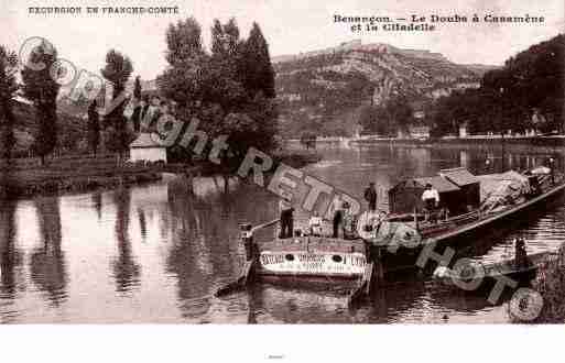 Ville de BESANCON, carte postale ancienne