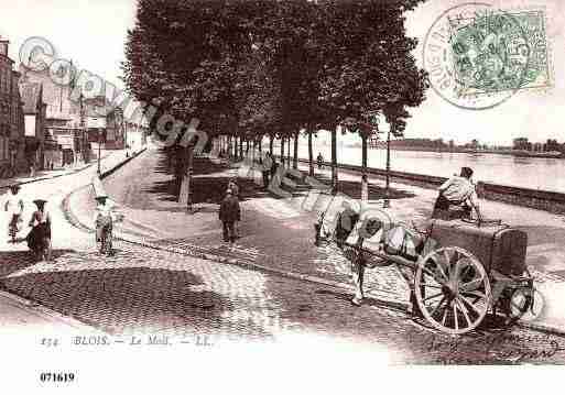 Ville de BLOIS, carte postale ancienne