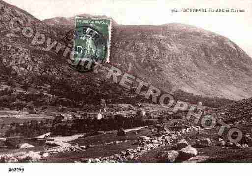 Ville de BONNEVALSURARC, carte postale ancienne