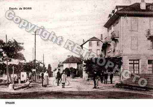 Ville de BONSENCHABLAIS, carte postale ancienne