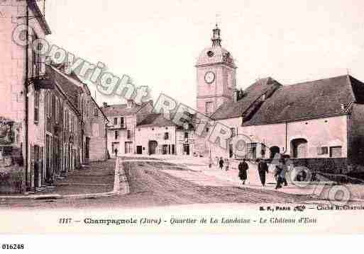 Ville de CHAMPAGNOLE, carte postale ancienne