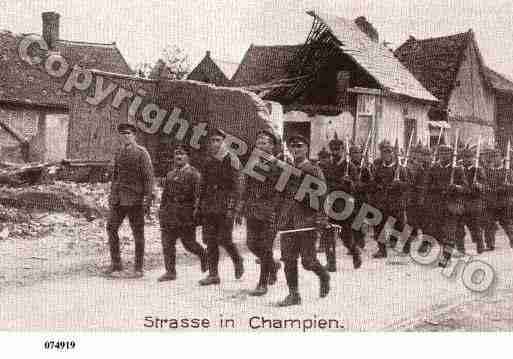 Ville de CHAMPIEN, carte postale ancienne