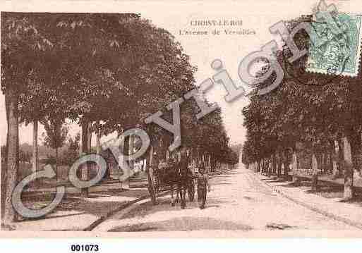 Ville de CHOISYLEROI, carte postale ancienne