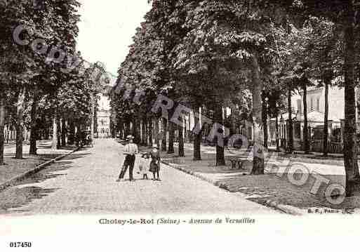 Ville de CHOISYLEROI, carte postale ancienne