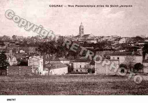 Ville de COGNAC, carte postale ancienne