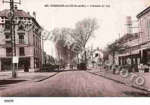 Ville de DAMMARIELESLYS, carte postale ancienne